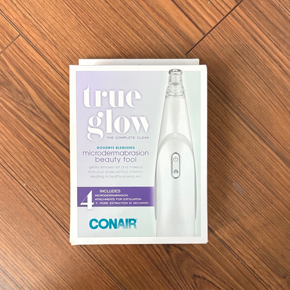 Conair True Glow Microdermabrasion Beauty Tool - White